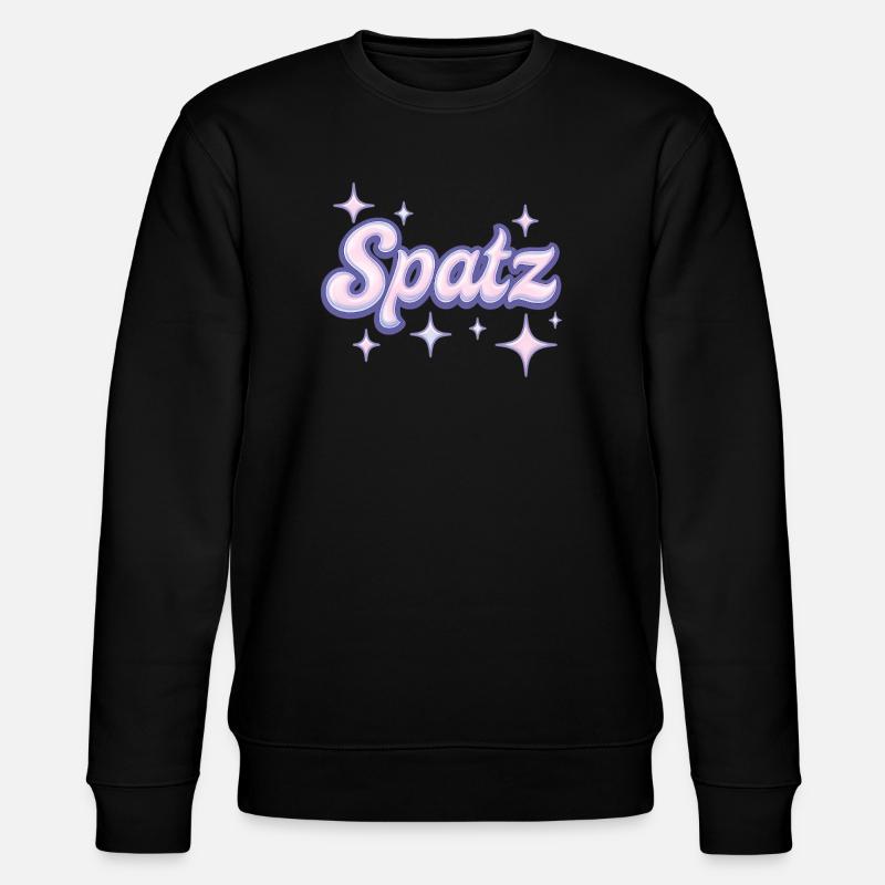 Spatz / Y2K Design - Stanley/Stella Unisex Bio-Sweatshirt CHANGER  - Schwarz
