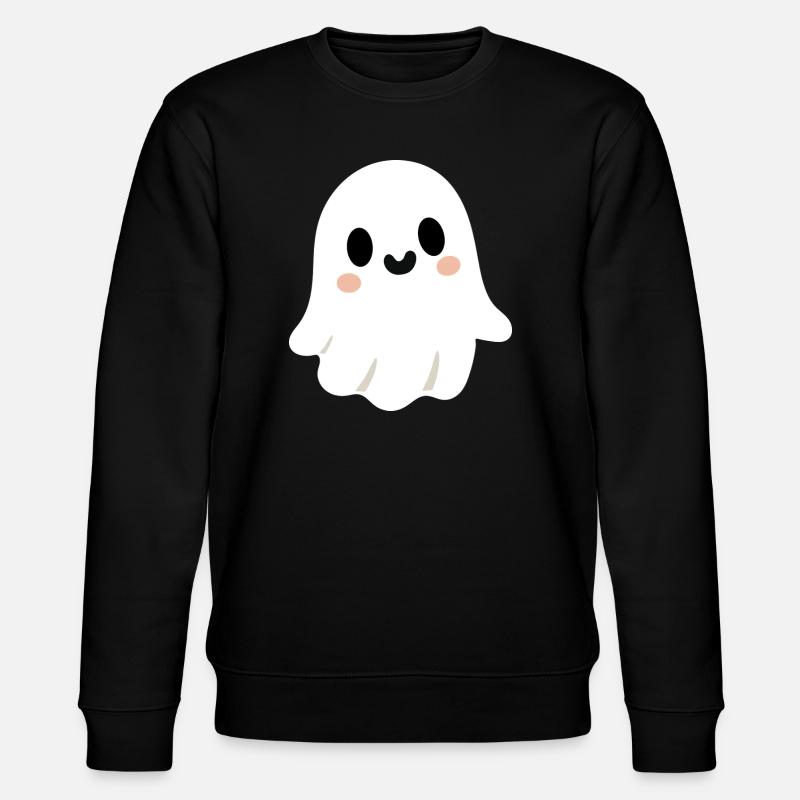 Cute Ghost - Stanley/Stella CHANGER Unisex Organic Sweatshirt - black