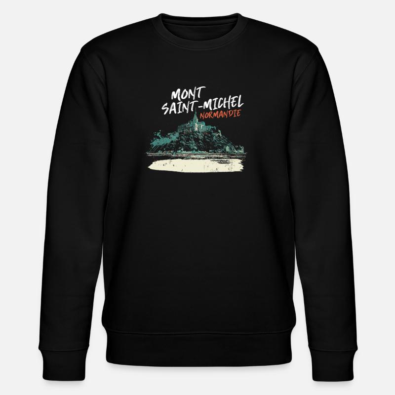 Mont Saint-Michel Stylisé - Sweat bio CHANGER Stanley/Stella Unisexe - noir