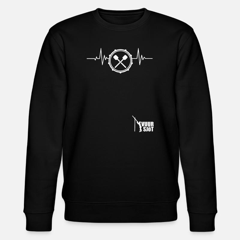 grote_trom - Stanley/Stella Unisex Bio-Sweatshirt CHANGER  - Schwarz