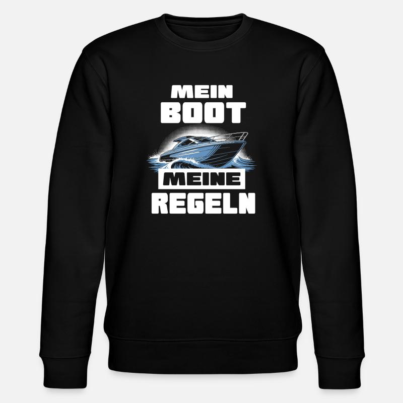 Mon bateau Mes règles - Sweat bio CHANGER Stanley/Stella Unisexe - noir