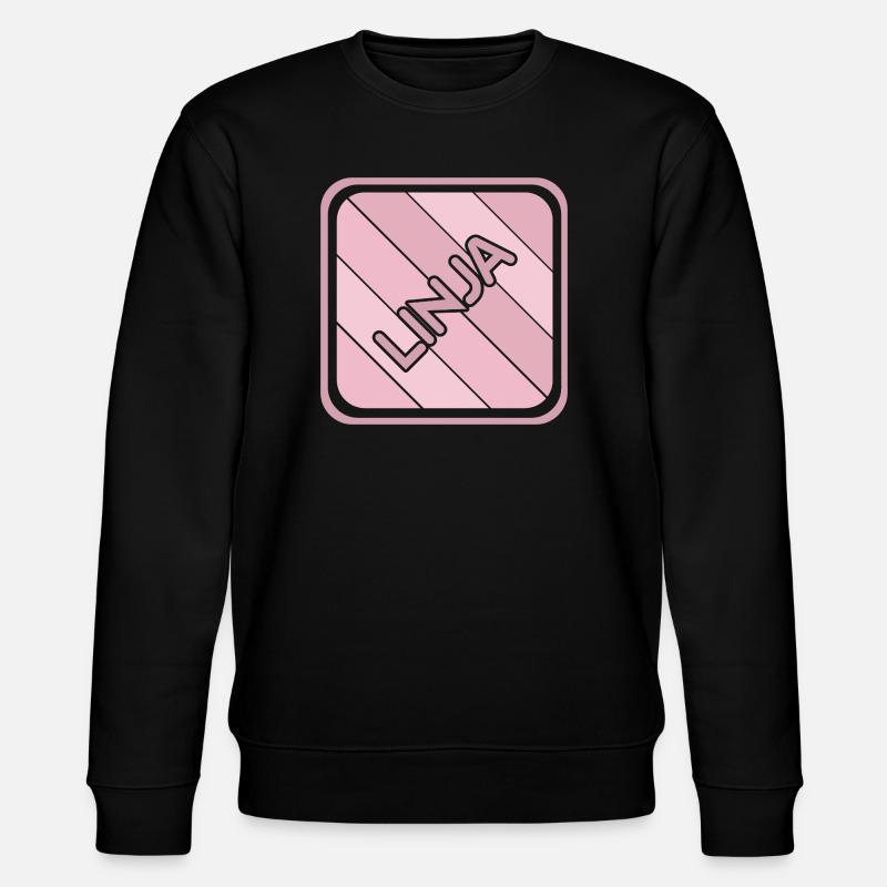 Geschenk für Linja - Stanley/Stella Unisex Bio-Sweatshirt CHANGER - Schwarz