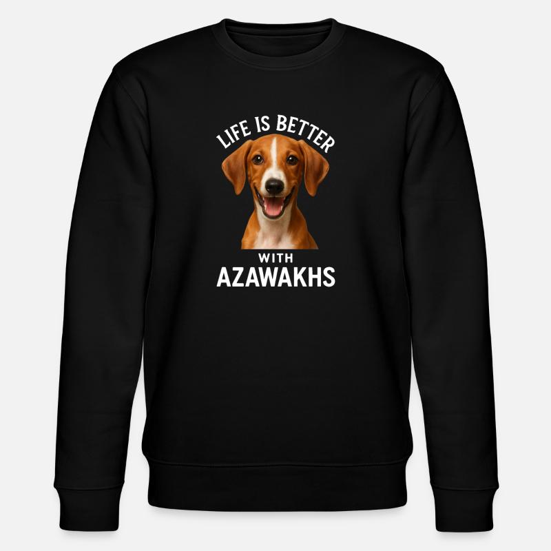 Azawakh - Stanley/Stella Unisex Bio-Sweatshirt CHANGER  - Schwarz