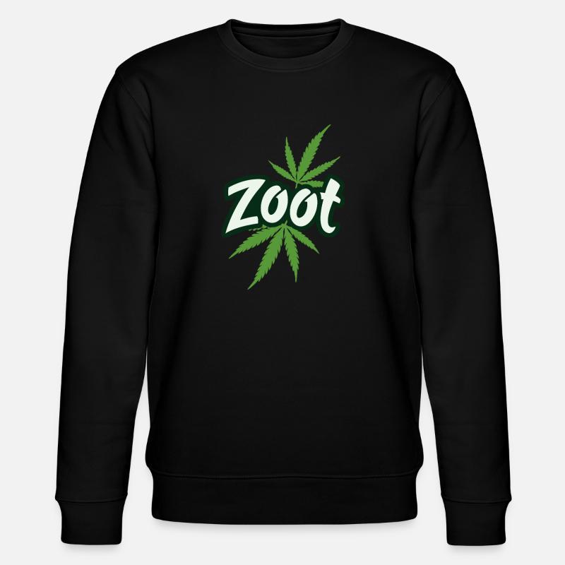 Zoot Cannabis Leaf 420 Stoner Graphique - Sweat bio CHANGER Stanley/Stella Unisexe - noir