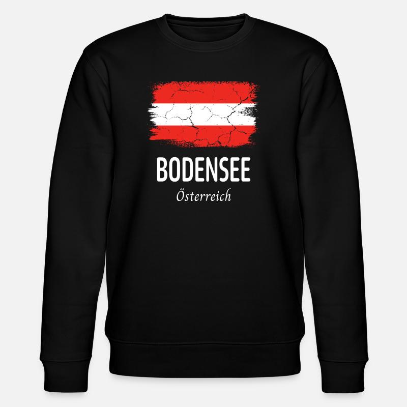 Bodensee - Stanley/Stella Unisex Bio-Sweatshirt CHANGER  - Schwarz