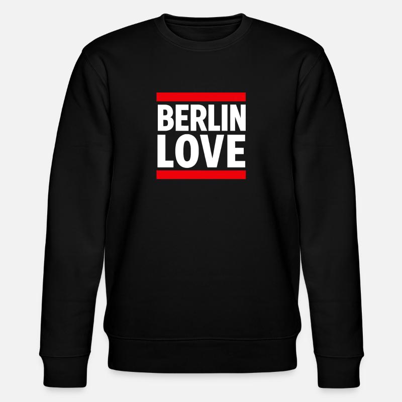 Berlin Liebe — Bold City Pride - Stanley/Stella Unisex Bio-Sweatshirt CHANGER - Schwarz