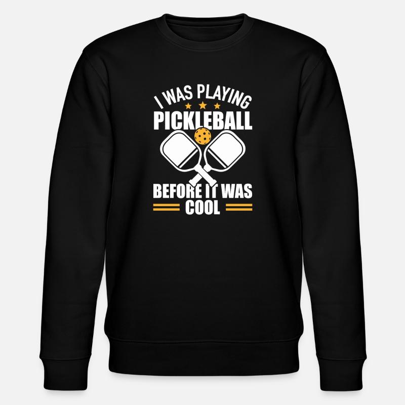 Pickleball Team Paddleball Player Gift - Stanley/Stella CHANGER Unisex Organic Sweatshirt - black