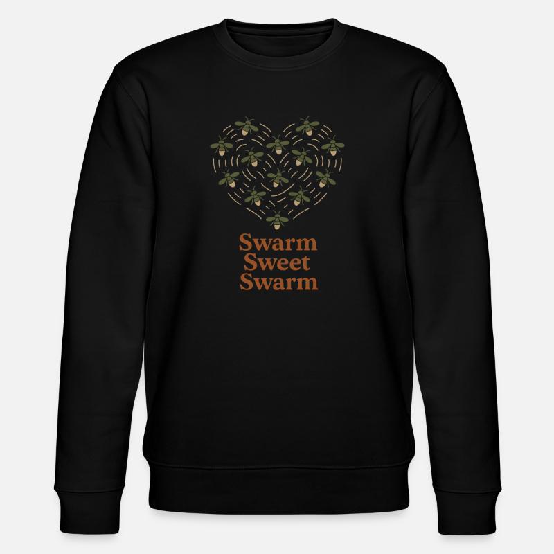 Firefly Summer Night Glow Bug Nostalgic - Stanley/Stella Unisex Bio-Sweatshirt CHANGER  - Schwarz