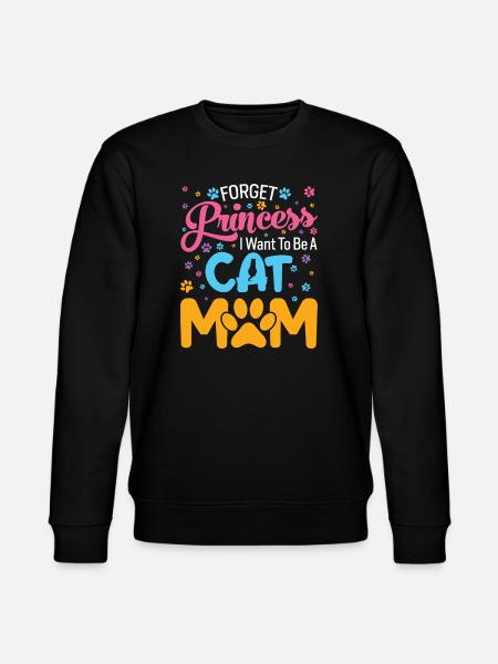 Ich will Katzenmama sein - Stanley/Stella Unisex Bio-Sweatshirt CHANGER  - Schwarz