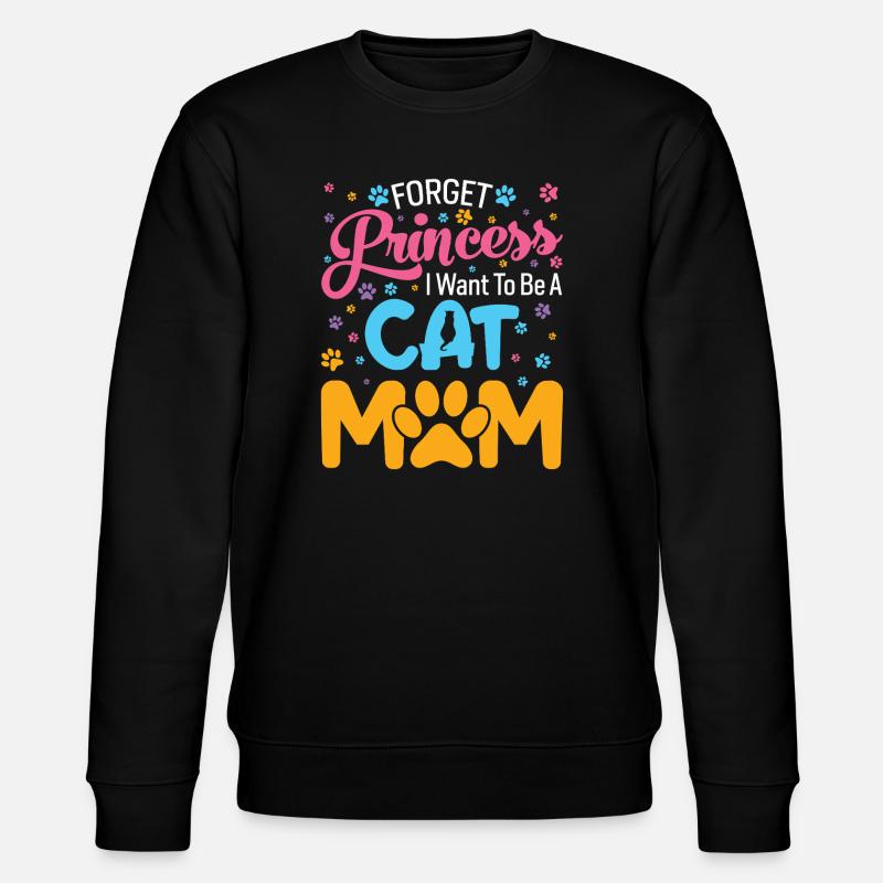 Je veux être une maman chat - Sweat bio CHANGER Stanley/Stella Unisexe - noir