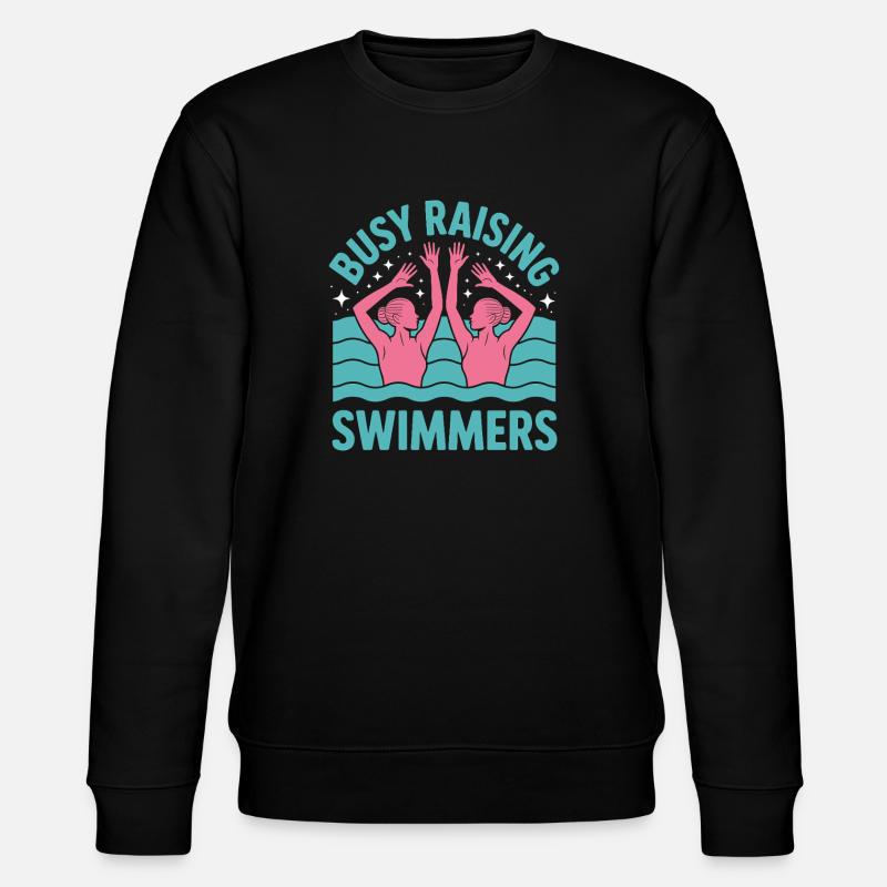Synchronschwimmen Kunstschwimmen Wassersport - Stanley/Stella Unisex Bio-Sweatshirt CHANGER  - Schwarz