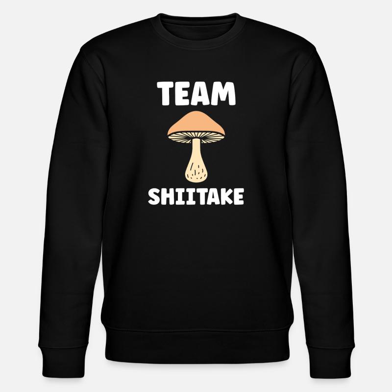 Shiitake Team Tee - Stanley/Stella CHANGER Unisex Organic Sweatshirt - black