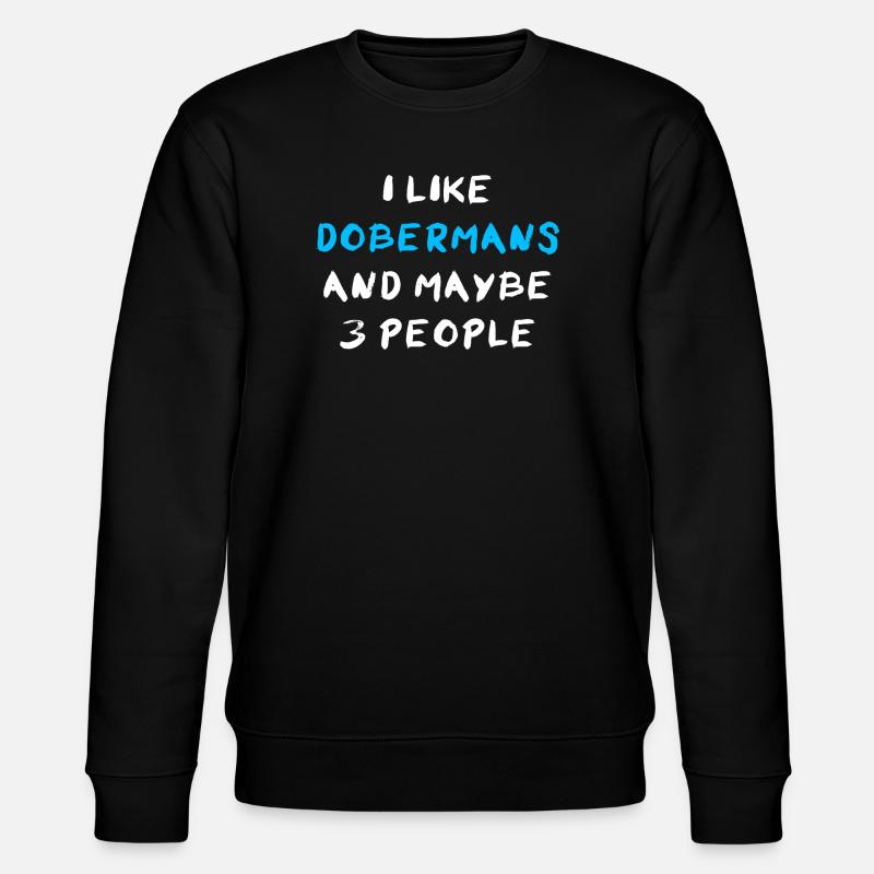 Doberman Dobermann - Stanley/Stella Unisex Bio-Sweatshirt CHANGER  - Schwarz