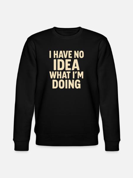 Staying immersed in joy - Stanley/Stella CHANGER Unisex Organic Sweatshirt - black
