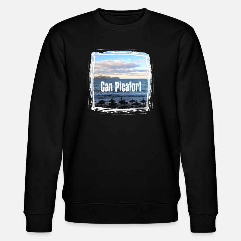 Can Picafort Beach Imprimer - Sweat bio CHANGER Stanley/Stella Unisexe - noir