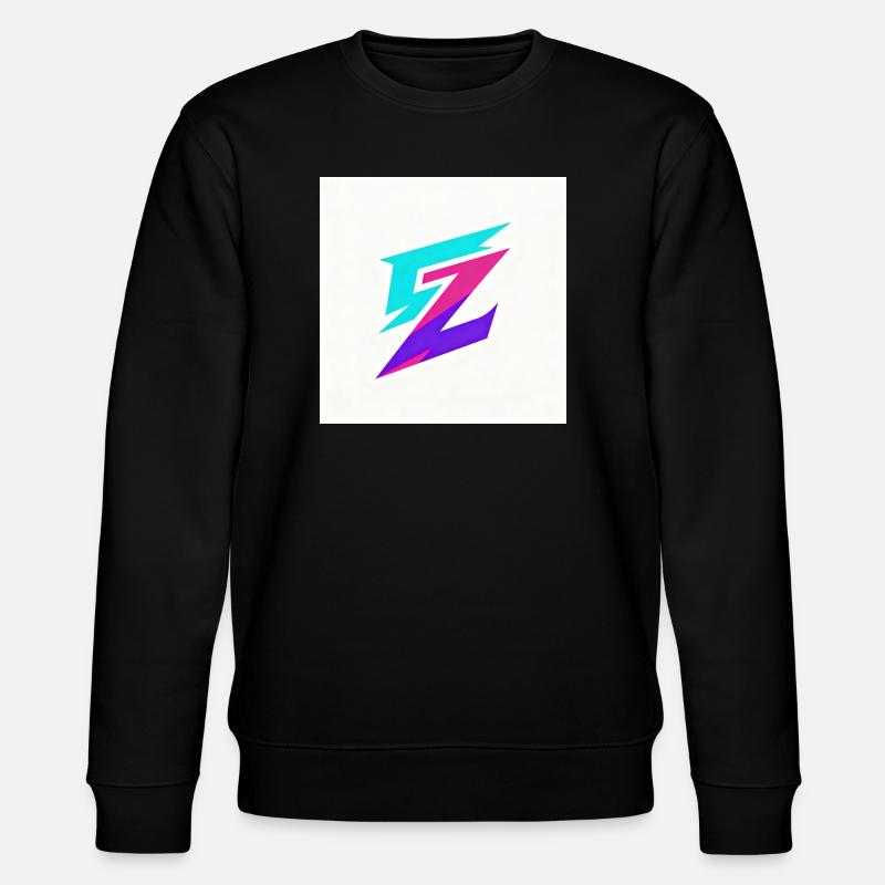 ZickZack Neon Gradient Logo - Stanley/Stella Unisex Bio-Sweatshirt CHANGER - Schwarz