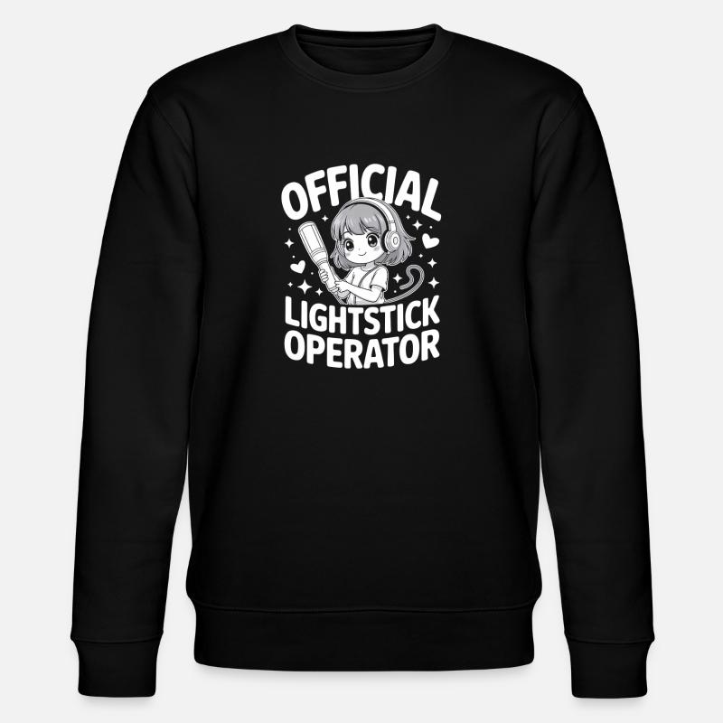 K-Pop Fan Lightstick Korea - Stanley/Stella CHANGER Unisex Organic Sweatshirt - black