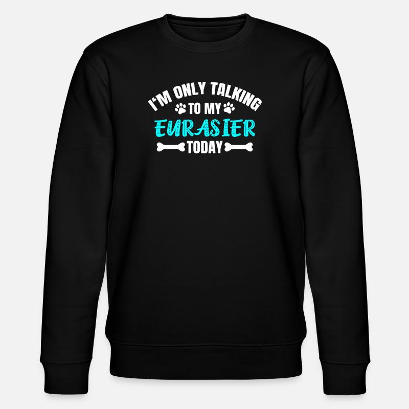 Eurasier - Stanley/Stella Unisex Bio-Sweatshirt CHANGER  - Schwarz