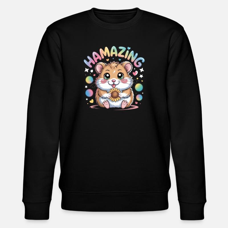 Hamazing Kawaii Hamster Seed Hearts - Sweat bio CHANGER Stanley/Stella Unisexe - noir