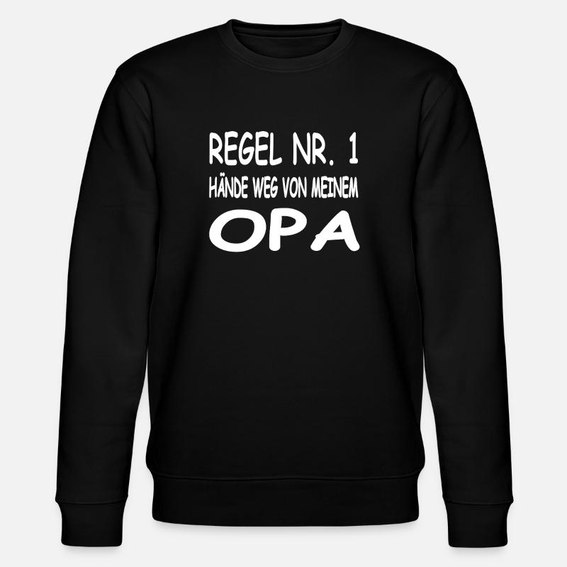 Opa - Stanley/Stella Unisex Bio-Sweatshirt CHANGER  - Schwarz