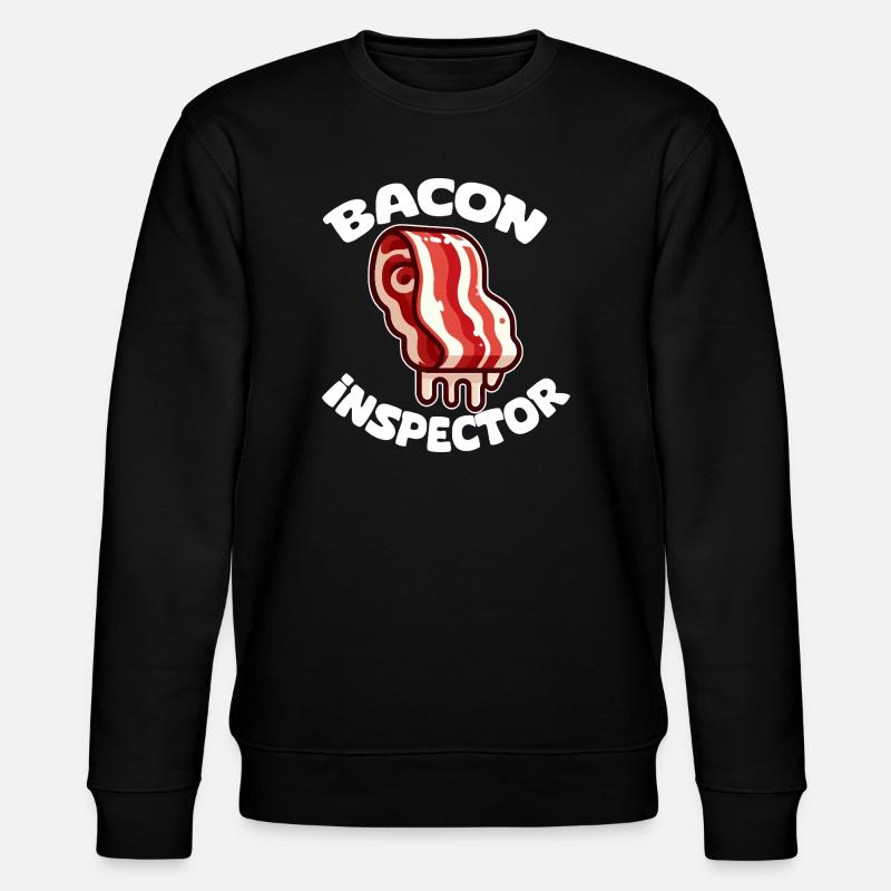 Inspecteur Bacon Dessin Animé - Sweat bio CHANGER Stanley/Stella Unisexe - noir