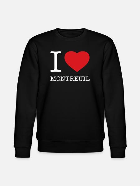 J’adore Montreuil - Sweat bio CHANGER Stanley/Stella Unisexe - noir