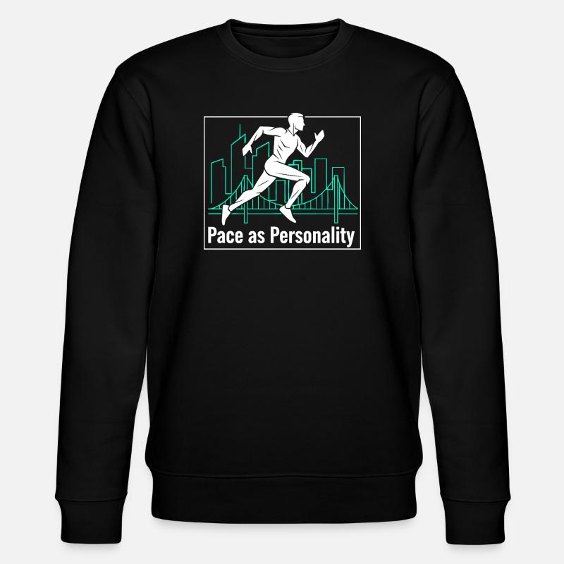 Pace as Personality - Stanley/Stella Unisex Bio-Sweatshirt CHANGER  - Schwarz