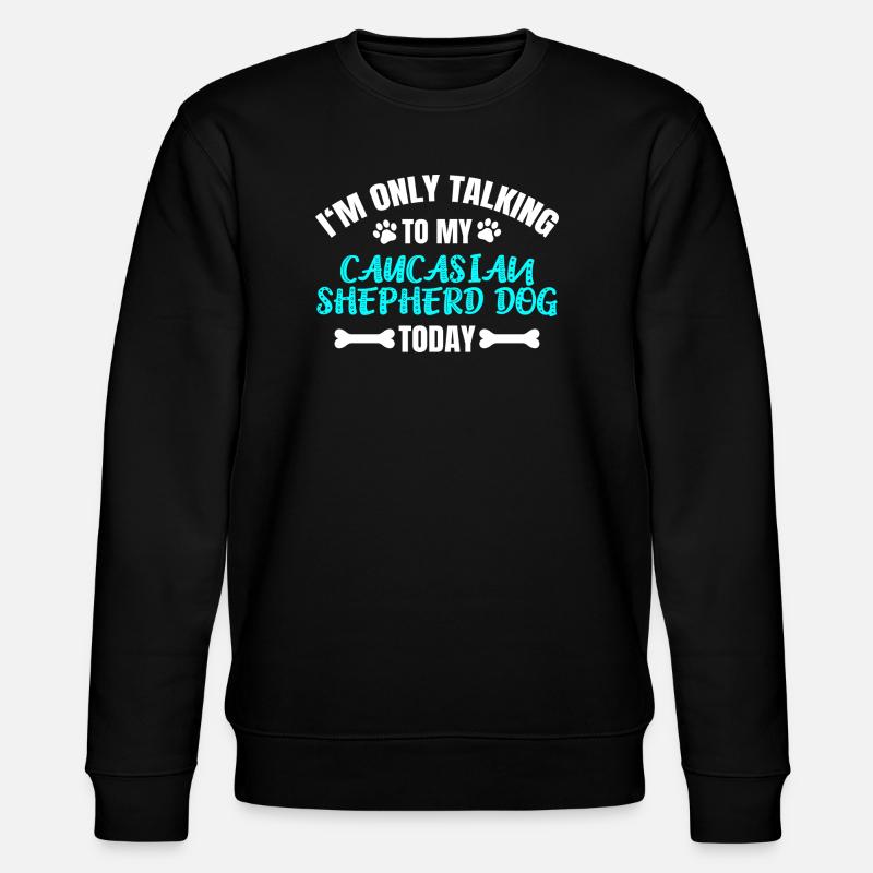 Caucasian Shepherd Dog Kaukasischer Owtscharka - Stanley/Stella Unisex Bio-Sweatshirt CHANGER  - Schwarz
