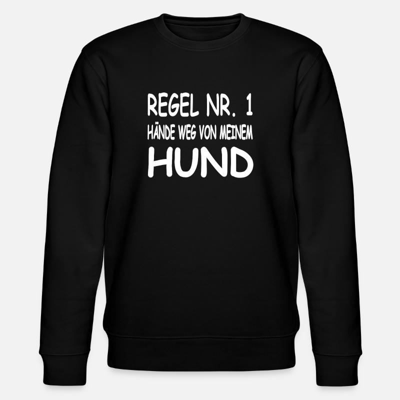 Hunde - Stanley/Stella Unisex Bio-Sweatshirt CHANGER  - Schwarz