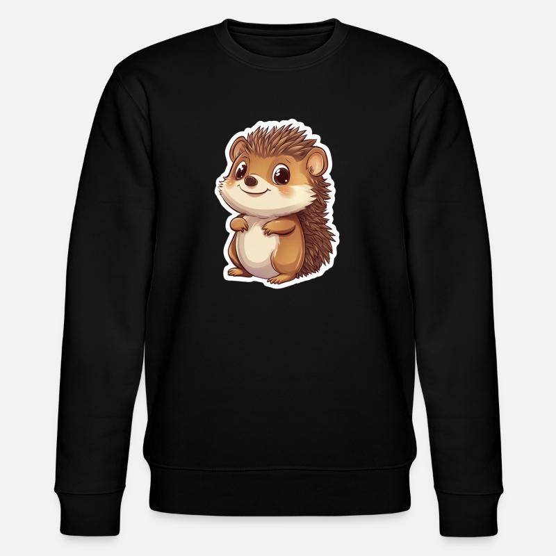 Igel - Stanley/Stella Unisex Bio-Sweatshirt CHANGER  - Schwarz