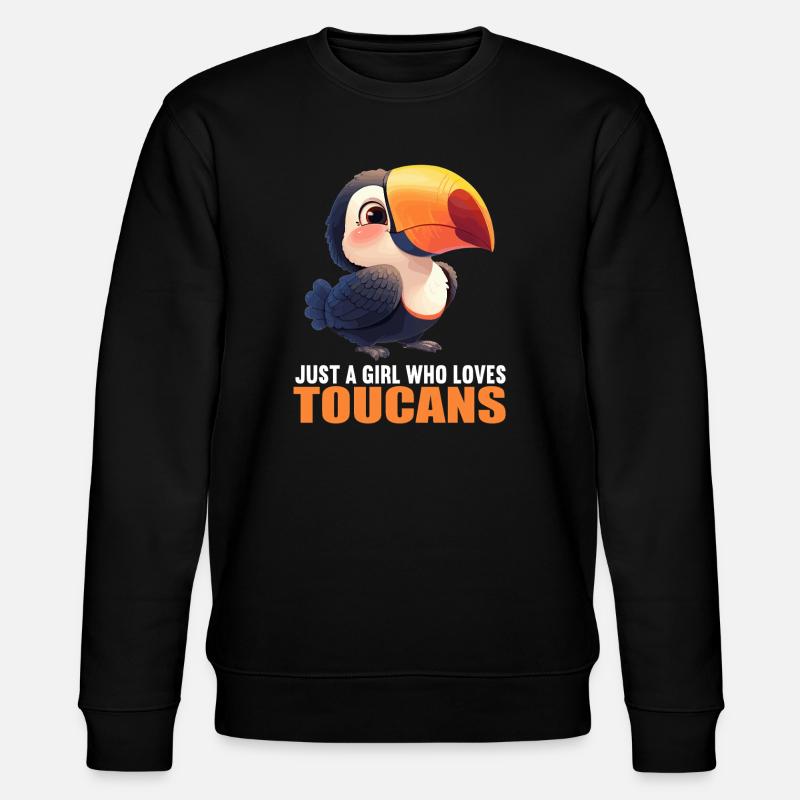 Toucans Toucan - Stanley/Stella CHANGER Unisex Organic Sweatshirt - black