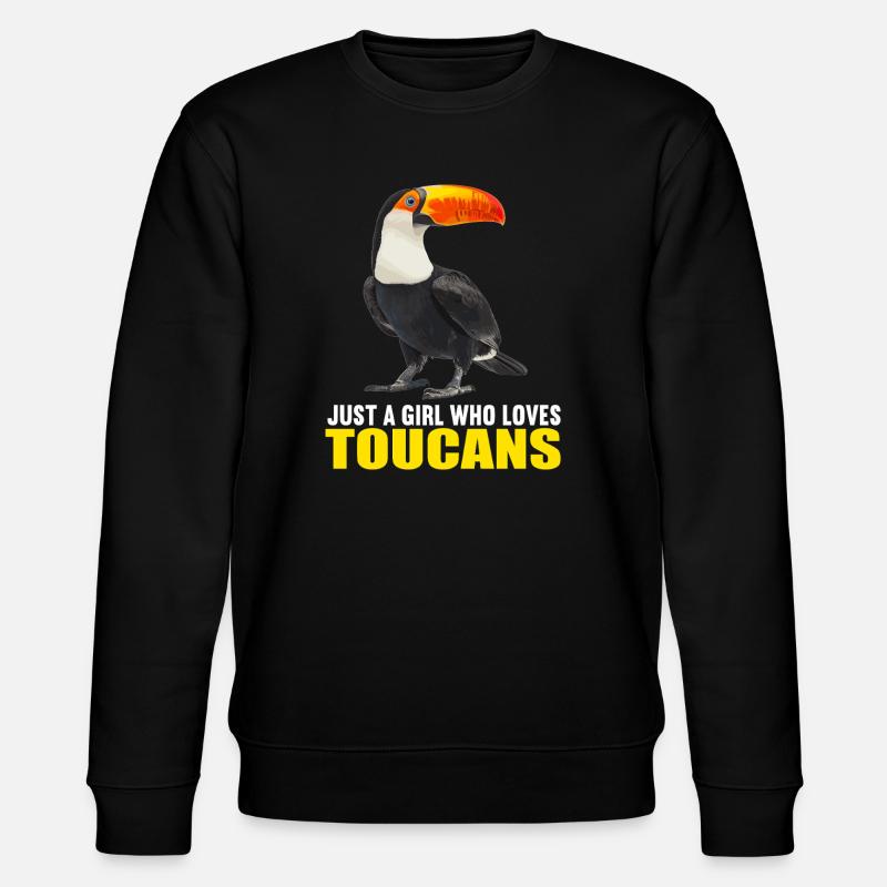 Toucans Toucan - Stanley/Stella CHANGER Unisex Organic Sweatshirt - black