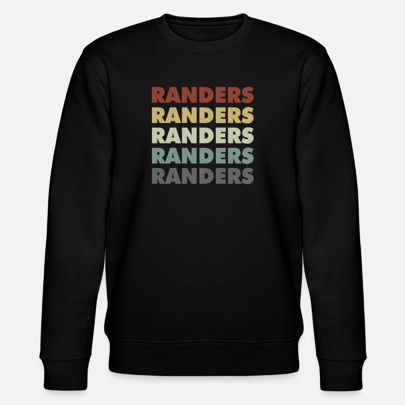Randers - Denmark - Dänemark - Skandinavien - Stanley/Stella Unisex Bio-Sweatshirt CHANGER  - Schwarz