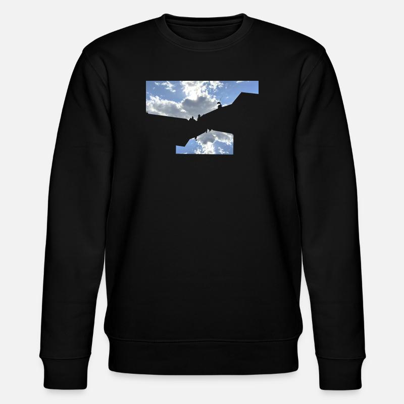 Grafische Skyline - Stanley/Stella Unisex Bio-Sweatshirt CHANGER  - Schwarz
