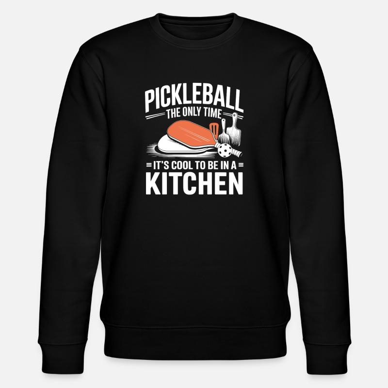 Pickleball Küchenball - Stanley/Stella Unisex Bio-Sweatshirt CHANGER  - Schwarz