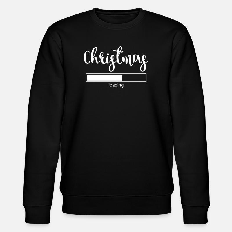 Christmas Loading - Stanley/Stella CHANGER Unisex Organic Sweatshirt - black