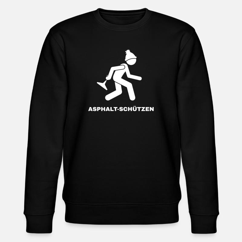 Asphalt-Schützen - Stanley/Stella Unisex Bio-Sweatshirt CHANGER - Schwarz