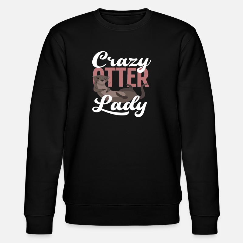 Seeotter-dame - Stanley/Stella Unisex Bio-Sweatshirt CHANGER - Schwarz