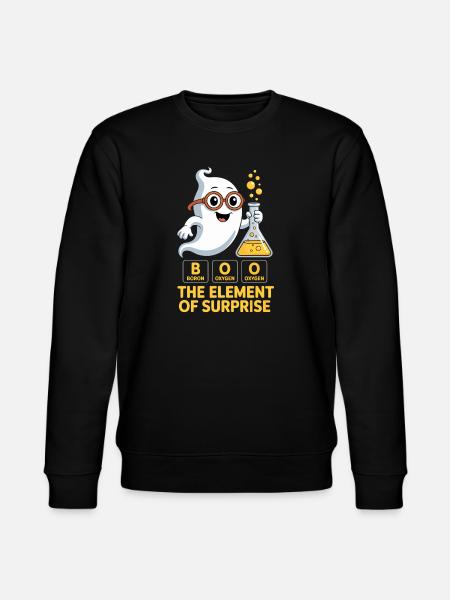 Halloween Chemie Laboratorium Humor - Stanley/Stella Uniseks bio-sweatshirt CHANGER  - zwart