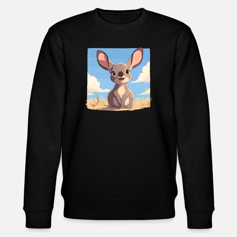 Wallabys Wallaby - Stanley/Stella Unisex Bio-Sweatshirt CHANGER - Schwarz