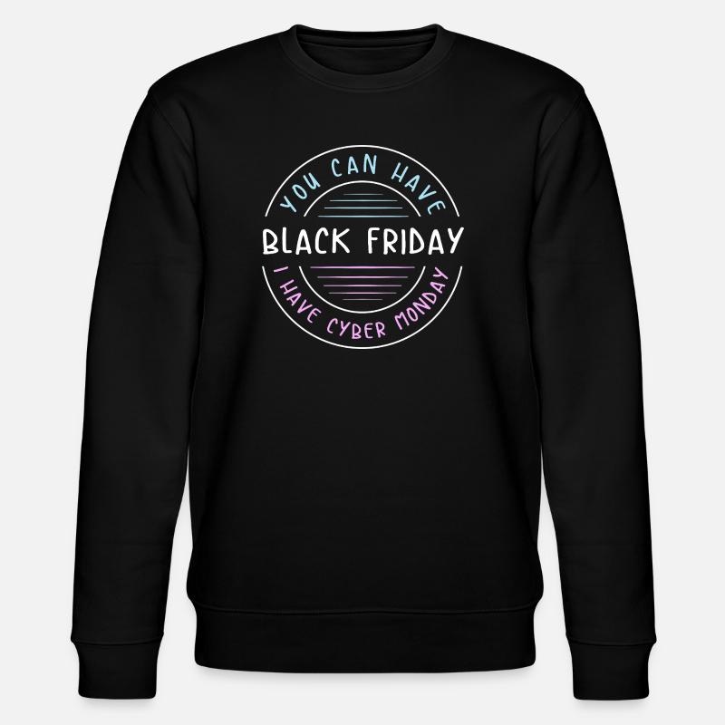 Kaufrausch Cyber Monday - Stanley/Stella Unisex Bio-Sweatshirt CHANGER  - Schwarz