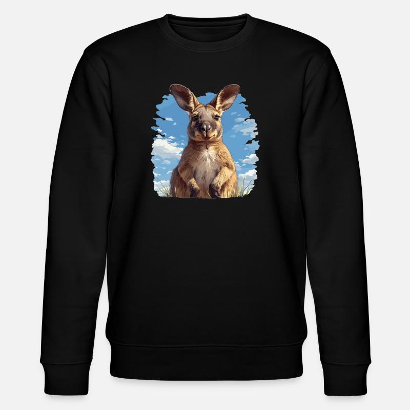 Wallabys Wallaby - Stanley/Stella Unisex Bio-Sweatshirt CHANGER  - Schwarz