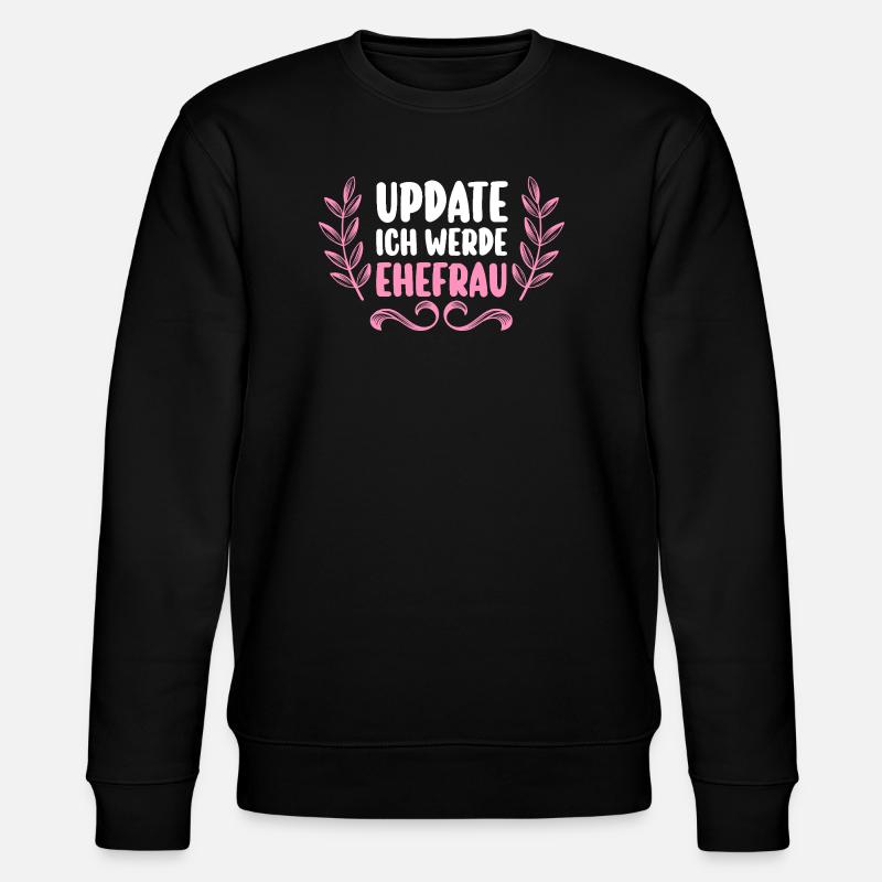 JGA Team Braut Junggesellinnenabschied - Stanley/Stella Unisex Bio-Sweatshirt CHANGER - Schwarz