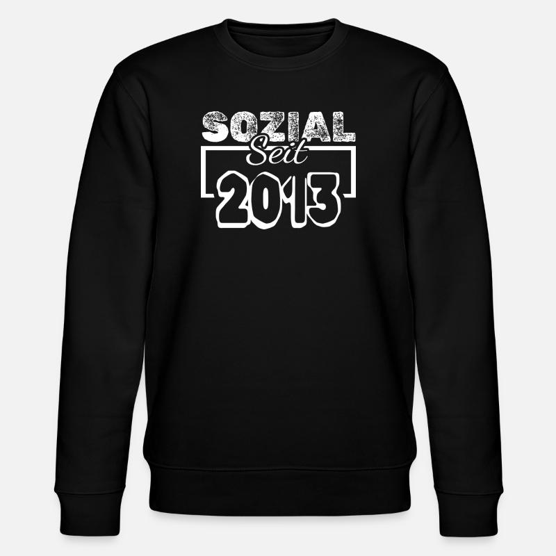 seit 2013 - Stanley/Stella Unisex Bio-Sweatshirt CHANGER  - Schwarz