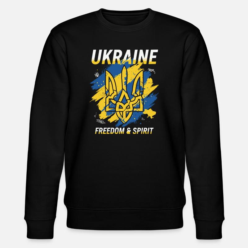 Ukraine Liberté Cimier Art - Sweat bio CHANGER Stanley/Stella Unisexe - noir