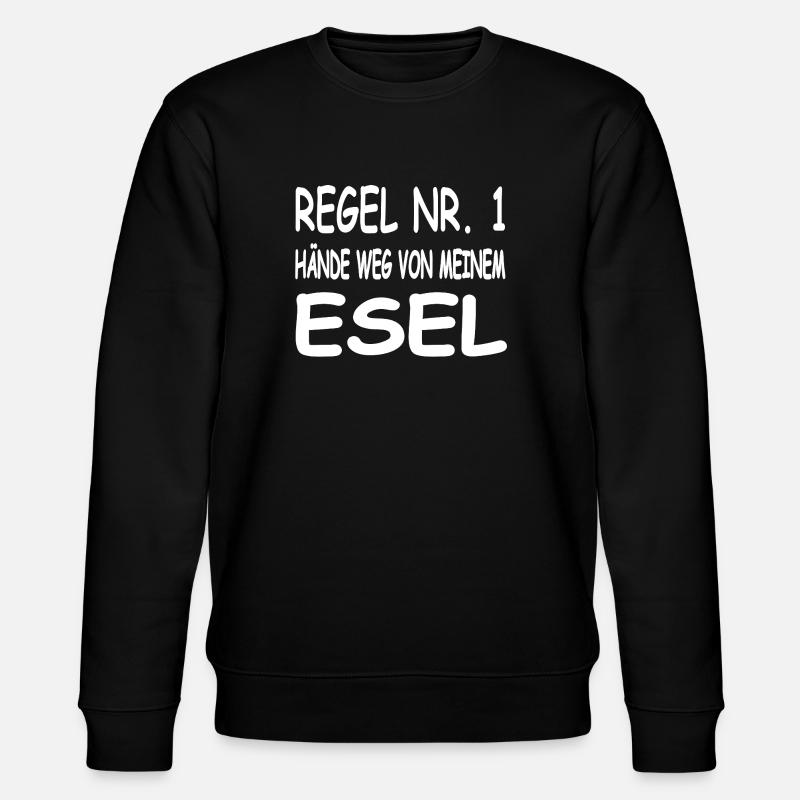 âne - Sweat bio CHANGER Stanley/Stella Unisexe - noir