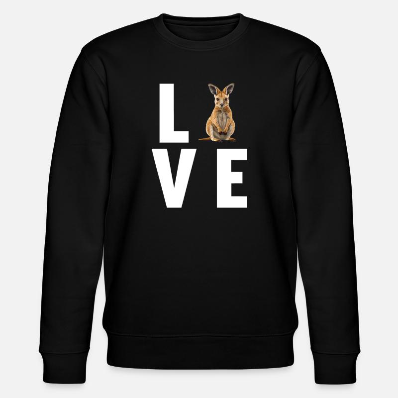 Wallabys Wallaby - Stanley/Stella Unisex Bio-Sweatshirt CHANGER  - Schwarz