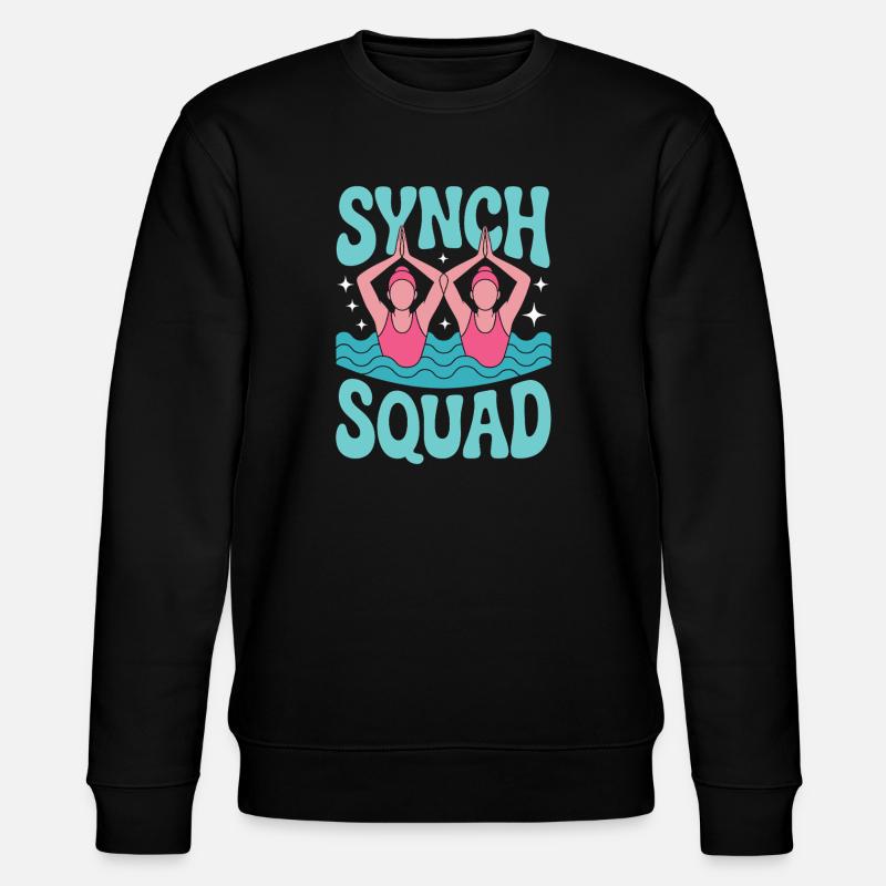 Synchronschwimmen Kunstschwimmen Wassersport - Stanley/Stella Unisex Bio-Sweatshirt CHANGER  - Schwarz