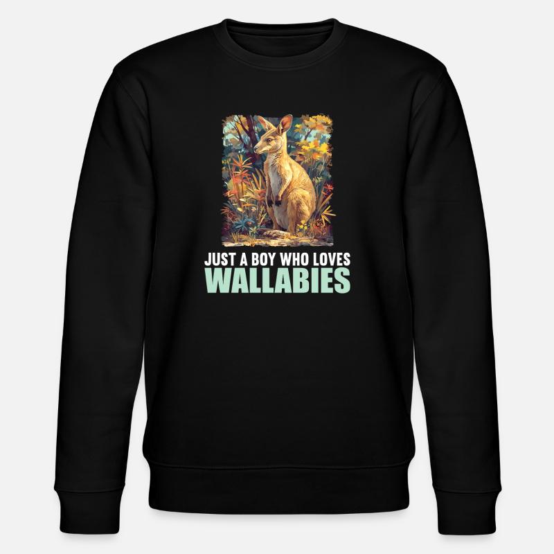 Wallabys Wallaby - Stanley/Stella Unisex Bio-Sweatshirt CHANGER  - Schwarz
