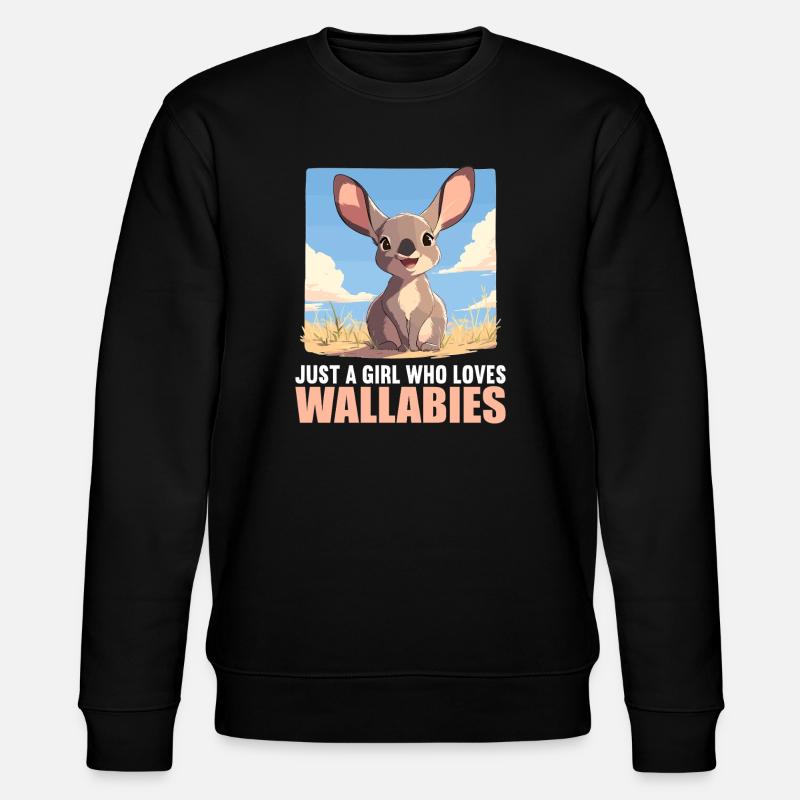 Wallabys Wallaby - Stanley/Stella Unisex Bio-Sweatshirt CHANGER  - Schwarz